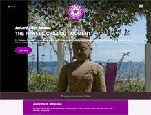 Tablet Screenshot of nirvanafitnesscenter.com